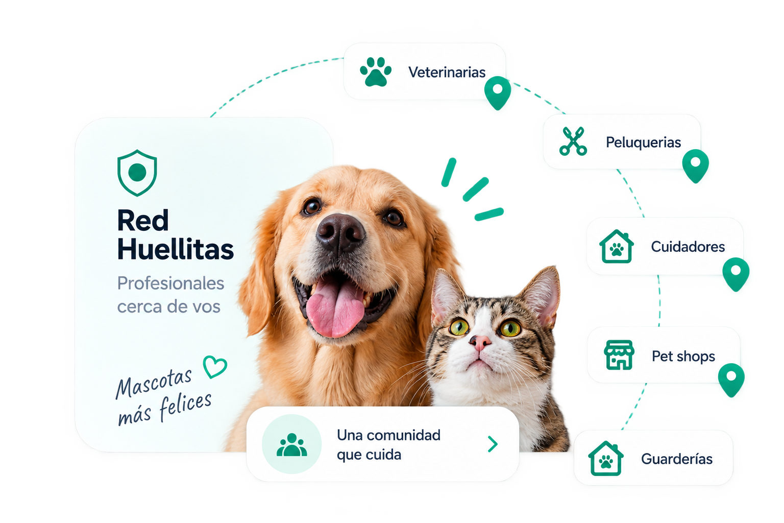 Red Huellis: profesionales y servicios para mascotas